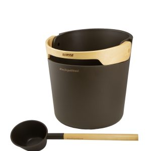 Zestaw akcesoriów do sauny Harvia Chocolate wiadro i chochla