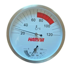 Termometr i higrometr stalowy Harvia sac92510